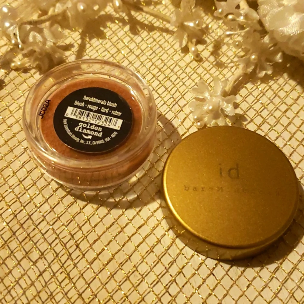 ❇️🧚‍♀️GOLDEN DIAMOND MINI BareMinerals DISCONTINUED Blush NWT